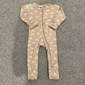 SIIX 6-13 MO Organic 2-Way Zip Romper